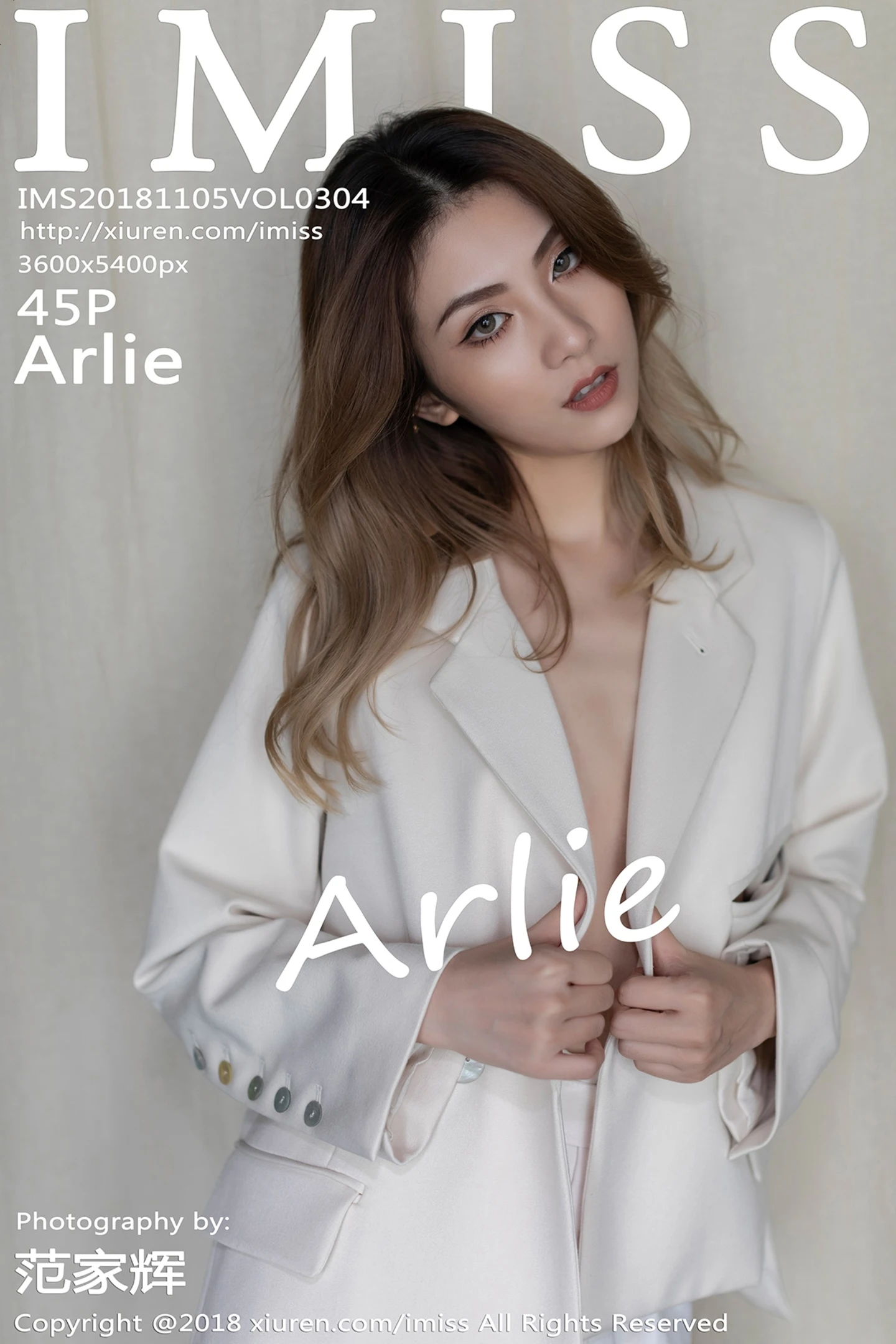 [IMISS爱蜜社]Vol.304_嫩模Arlie私房紫色蕾丝内衣秀完美身材迷人美胸撩人诱惑写真45P-秀人网 - XiuRen.Space